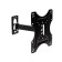 Kronstein Luazon Kron-76, for TV, inclined-horned, 14-42 ", 60-200 mm from the wall, black