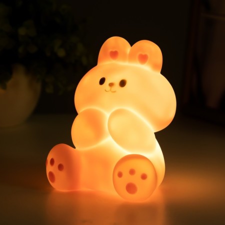 Night "Bunny" LED 2W from 3xlr44 batteries pink 7x9x11 cm Risalux-2