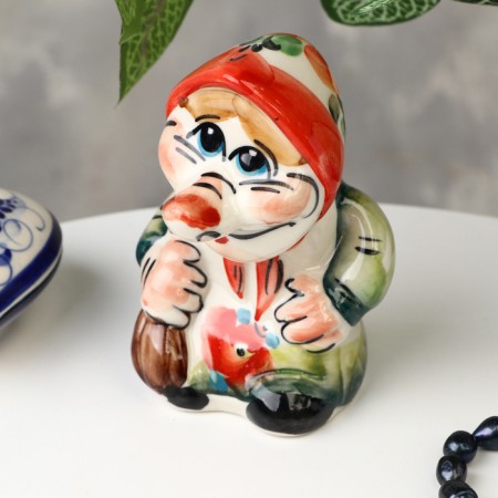 Souvenir "Busya", gzhel, color, 12x8 cm-6