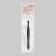 Pinzet begged, narrow, 8.5 cm, black color
