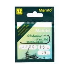 Universal hooks Maruto 3300, Blue color, No. 16, 10 pcs.