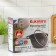 Pan, 2 l, d = 22 cm, h = 15 cm, glass cover, anti -stick coating, color coffee marble