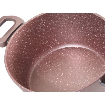 Pan with a lid of Oursson, pink gold 4.2l-6
