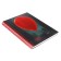 Note book A5, 96 sheets in the cage on the crest "Red Ball", solid cover, matte lamination, selective varnish, block 60 g/m2