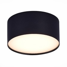 Ceiling lamp ST LUCE. ST606.432.12. 1x12 W, LED, 3000K, 1080 LM, 12x12x5.5 cm, black color