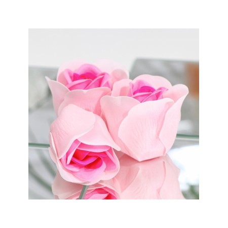 Soap roses, three -color, set of 6 pcs.-8