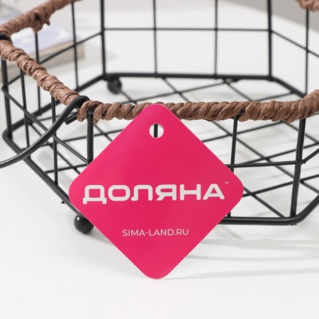 Basket Universal Dolyana, 17.5 × 20 × 7.5 cm, black color-4