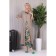 Cardigan female, size 48, beige color