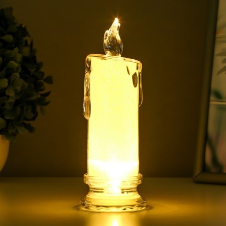 Night "LED" LED 3000k from white batteries 6.8x6.8x19.5 cm-2