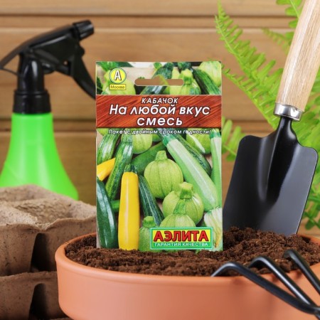 Semen zucchini "For every taste" "leader", mixture, 12 pcs,-2