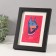 Photo frame MDF in 1 photo 10x15 cm with the Passparte "Allegrad" Black 2x18x23 cm