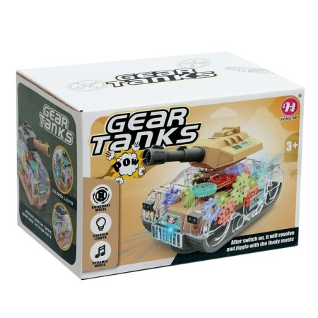 Gear tank, works on batteries, light and sound-6