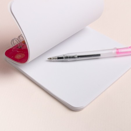 The set "for the sweetest" 13.5 x 15 cm: notebook 48 sheets and pen Plastic-3