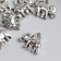 Decor metal for creativity "Indian elephant" silver (A16480) 1.3x1.2 cm