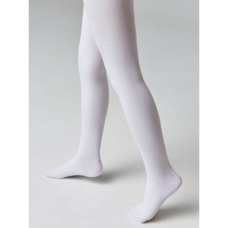 Pantyhose children's cotton CONTE KIDS TIP-Top, height 92-98 cm, white color