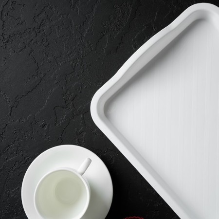 Tray, universal, 25 × 29 cm, white color-3