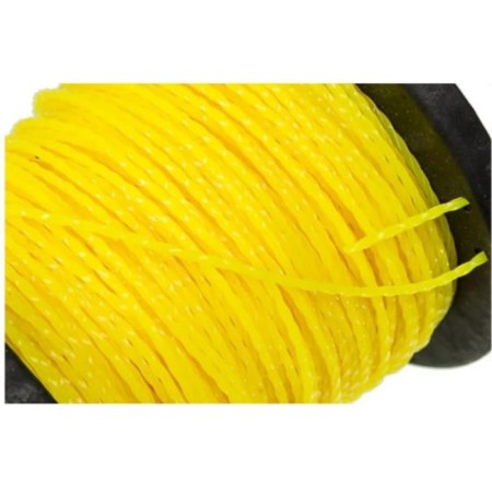 Huter trimmer fishing line, twisted square, d = 2.4 mm, 100m-2