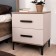 Covereign cabinet "Kara 2", 500 × 400 × 593 mm, Tobacco oak color Craft / velor