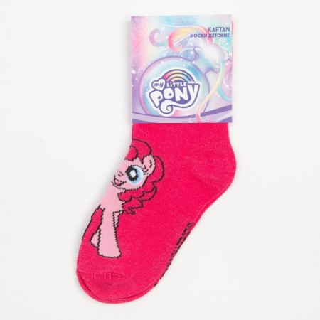 Носки для девочки «Пинки Пай», My Little Pony, 16-18 см, цвет розовый-4