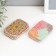 Casket metal rectangular "Bright pattern" mix 5x7.5x1.7 cm