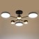 Chandelier 86507/6 LED 63W 3000-6000K Black-gold 72x72x23 cm Bayerlux