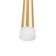Bayerlux suspension Bayerlux “Amadeus” 3xLED 18W 4000k gold 50x4x30-180cm