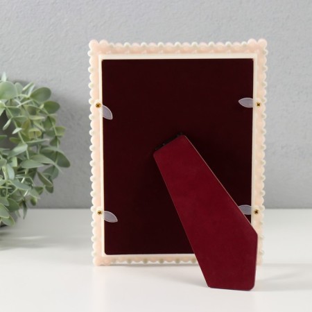 Photo frame plastic 13x18 cm "Pearls" straight angles 20.5x15x1.5 cm-3