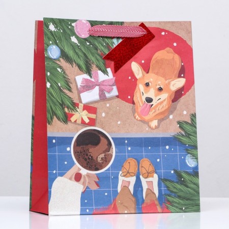 Gift package "New Year's morning" 26 x 32 x 12 cm-2