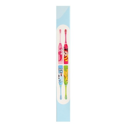 Children's electric toothbrush Luazon LP-008, vibrator, 31000 dv/min, 2 nozzles, 1haa, green.-8