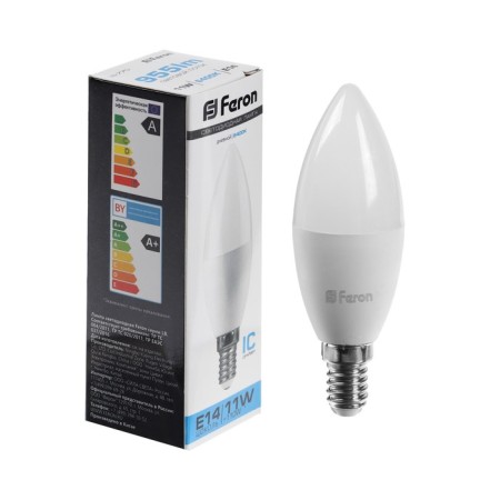 LED LED Feron (11W) 230V E14 6400K C37, LB-770