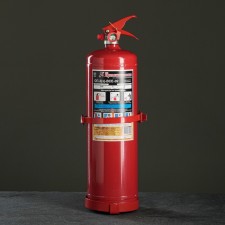 Transport bracket for a TV2 fire extinguisher with a metal latch, diameter 11 cm