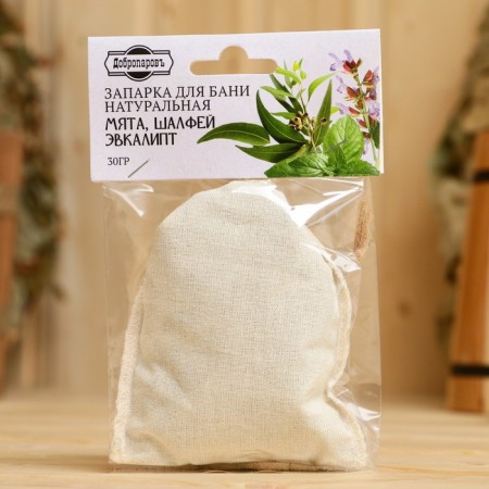 Zaparka for the bath is natural "Mint, sage eucalyptus" 30 g