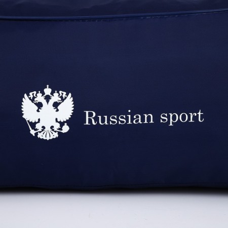 Sports bag Russian Team, external pocket, 40 cm x 24 cm x 21 cm, blue color-5