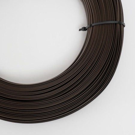 Artificial rattan 8 mm 100 m wave (wenge)-1