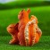 Garden figure "Squirrels of a couple with a nut" 18x18x20cm