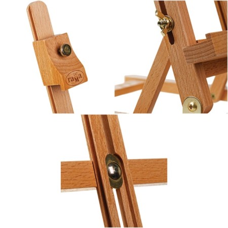 Easel table gamut "Studio", 20 x 24 x 54 (65) cm, beech-4