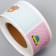 Stick paper "Color background for notes" 4.5x2.5 cm 250 pcs in a rolon 3x6x6 cm