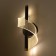 Bra "spiral" Led 3000k black 30x13x13cm