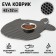 Rug for a bowl and a tray "Fish", gray, 42x32 cm