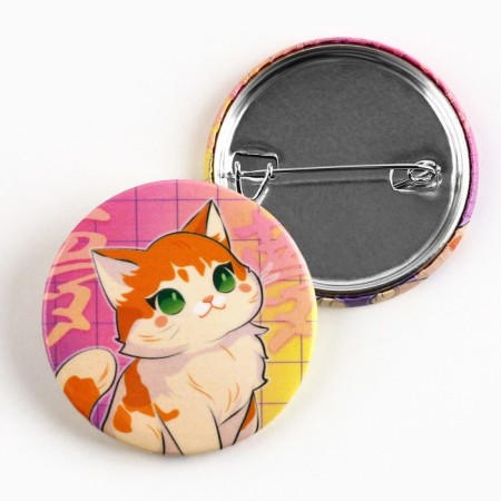 Sunset icon "Red Kitten", D = 38mm-1