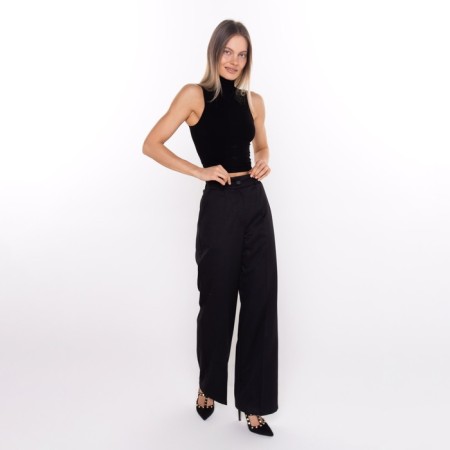 Top female, black color, size 44 (m)-1