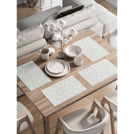 Set of napkins for setting the table "Atmosphere of the holiday", rectangular, rounded edges, size 30x46 cm, 4 pcs