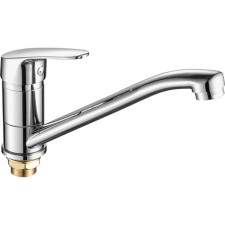 Fashun A4916 kitchen mixer, single -leaf, pour 225 mm, brass, chrome