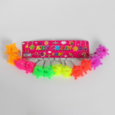 Hedgehog "animal", light, on a key fabric, color mix-4