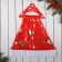 New Year's cap "Big" gloss, 26x38 cm, red