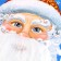 New Year's carnival beard "Your Santa Claus", with a mask, for the New Year