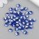 Beads for creativity Plastic "Yin-Yang" white-blue set 50 pcs 0.4x0.7x0.7 cm