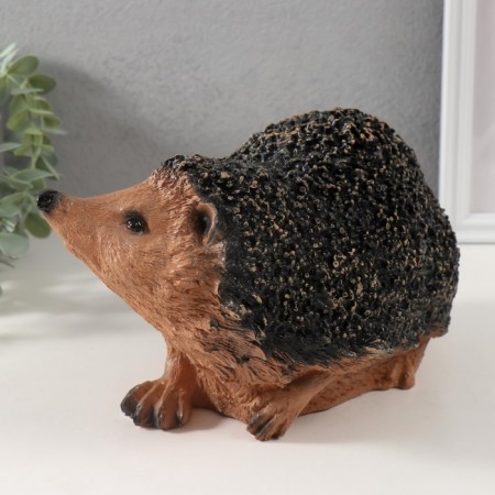 Figure "Hedgehog Vika" height 14 cm, width 15 cm, length 23.5 cm.-4