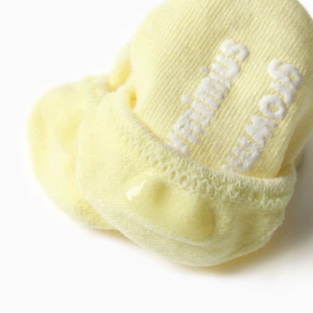 Children's socks with stoppers Minaku, color yellow, rr 11 cm-3
