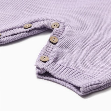 Combine Knitted Minaku, height 86-92, lavender color-2
